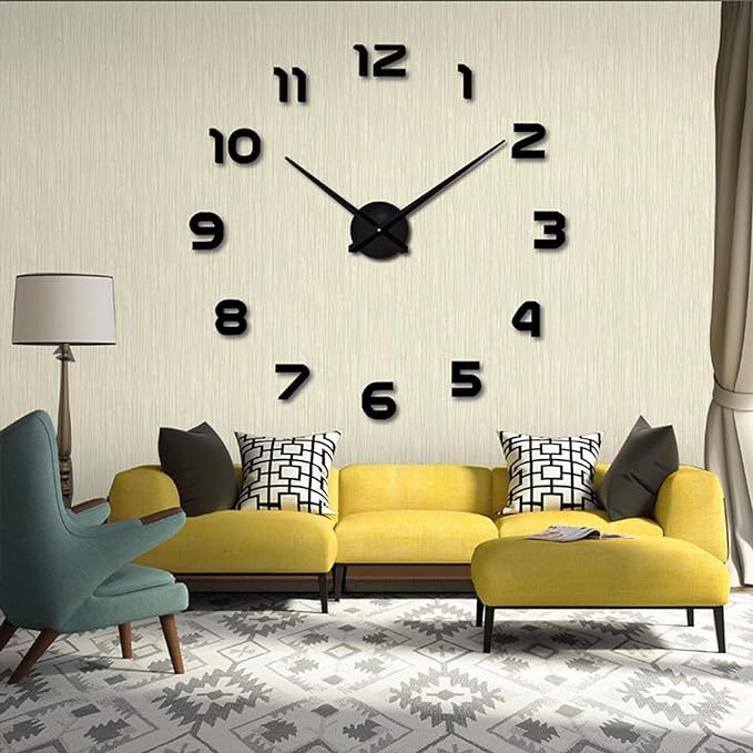 Reloj adhesivo decorativo para pared