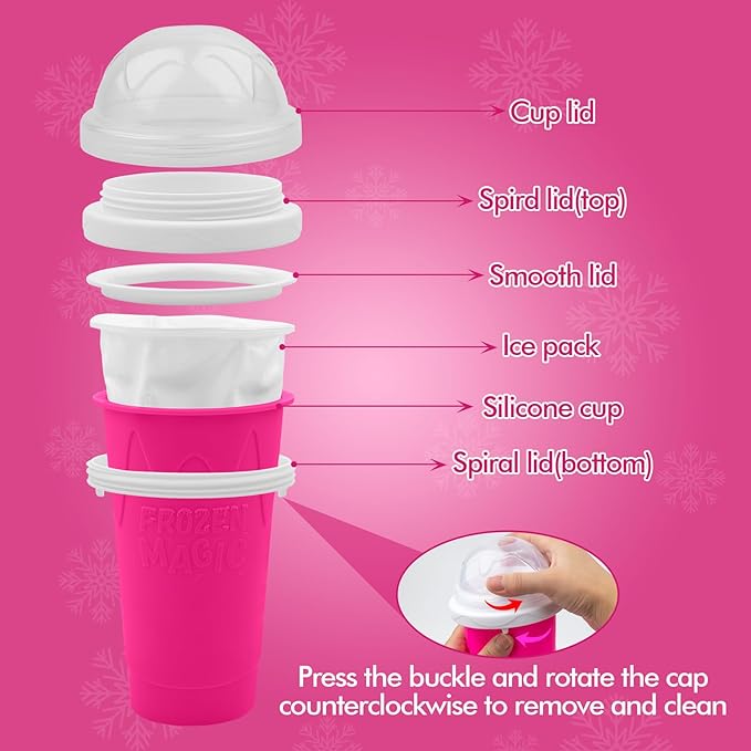 Magic Slushy Maker - Vaso para hacer frozen (yun yun) OFERTA LIMITADA (Pague 1 y Lleve 2)